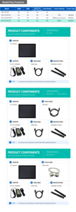 จอสัมผัสยอดนิยมที่เชื่อถือได้จากเกาหลี จอสัมผัส VGA HDMI พร้อมขายึดติดตั้งบนแผง - Product Image 4