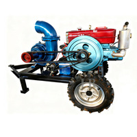 Camion-pompe mobile horizontal automatique à turbine fermée 8 10 12 16 20 pouces Pompe à eau à flux mixte