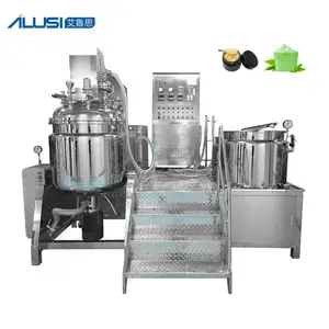 1000L emulsifier vacuum homogenizer jam daily chemical toothpaste cream high shear cosmetics production equipment