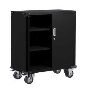 High Capacity Metal Tool Mobile Cabinet Office <strong>Garage</strong> Stotage <strong>Cupboard</strong> With 4 Wheel Steel Lock Cabinet Furniture - Product Image 3