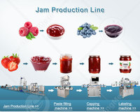 ORME Turnkey fruitjam productielijn, graantype rode dadel peer mango ananas appel sinaasappel marmelade jam afvulmachine