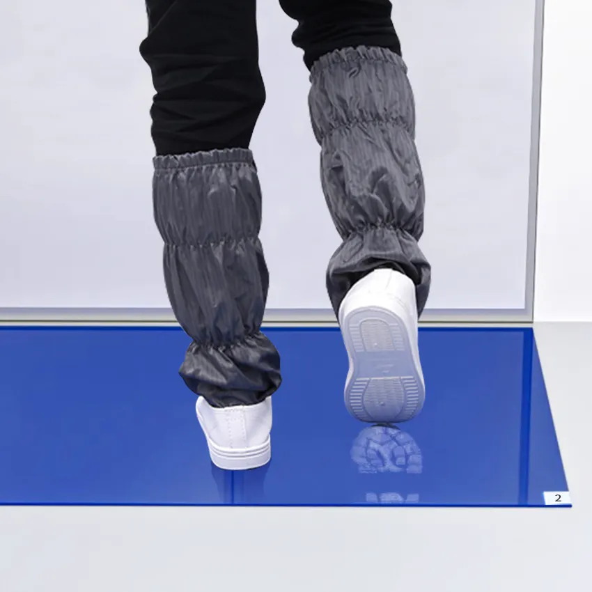 पुन: प्रयोज्य चिपकने वाली मैट क्लीन रूम पील ऑफ क्लीनरूम टैकी मैट जूते पहियों वाली गाड़ियों के लिए स्टिकी फ़्लोर मैट