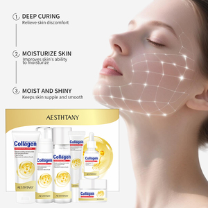 Ensemble de soins de la peau hydratants au collagène, soin du <span class=keywords><strong>visage</strong></span>, anti-rides, crème hydratante, ensemble pour femmes, salon - Product Image 1