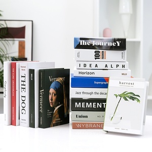 Modern Art Deco Style PVC Simulated English Book Soft <strong>Decorations</strong> Ornaments Props Creative Furnishings for Anniversary Hotel Use - Product Image 1