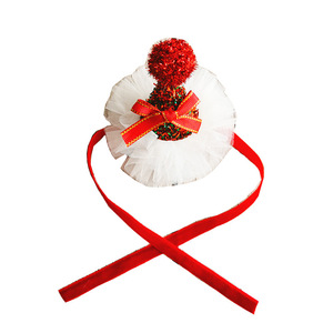 Copricapo Natalizio Invernale per Animali Domestici, Cappello Rosso con Cinturino, Stile Europeo-Americano - Product Image 5