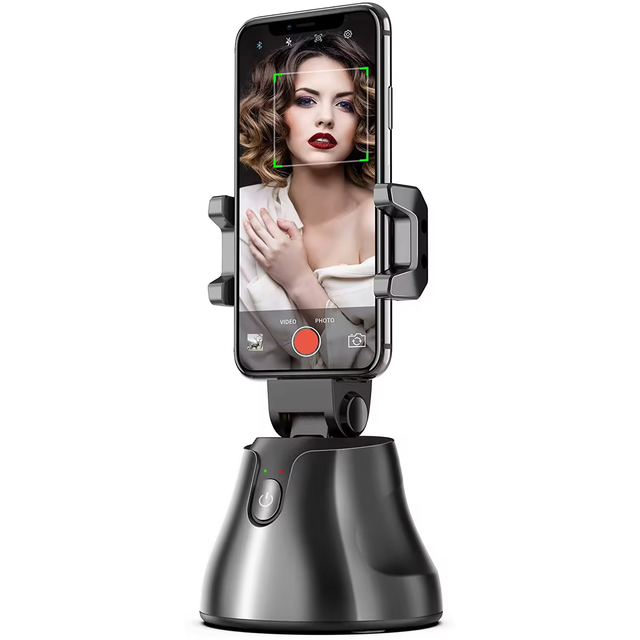 360 Rotation Auto Face Object Tracking Selfie Stick Vlog Shooting Tripod Smart Shooting Phone Mount Gimbal