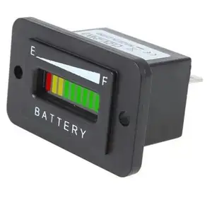 10-segment Led Display Van 12V/24V/36V/48V/72V Batterijspanning En Hoeveelheid Testtabel