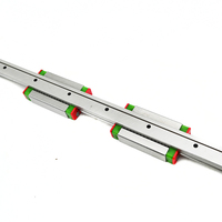 Rail linéaire miniature MGN5-MGN15 compatible avec les imprimantes CNC et 3D, avec roulement en acier chromé/acier inoxydable