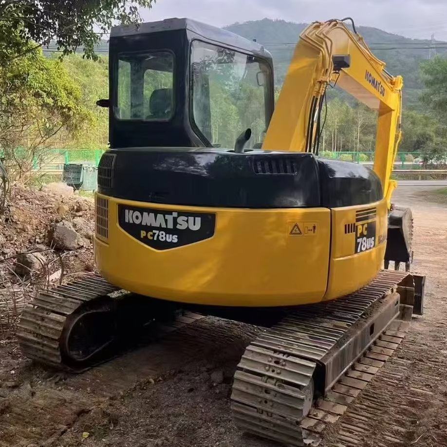 Japan Original 90% New Handling Material Used Excavator Komatsu PC78US Used Mini Excavator for Sale