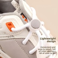 Penjepit Resin Warna-warni Model Snap-lock untuk Tali Hoodie, Pengatur Tali Model Pig-nose, Tanpa Ikat, Lubang Ganda untuk Gesper, Praktis