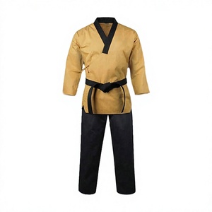 Uniforme de Competición de Taekwondo WTF Poomsae, 100% Algodón, Unisex para Adultos, con Logotipo Frontal - Product Image 1