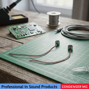 UTL 6027 Micrófono de Condensador Electret de 6 x 2.7 mm con Cable Omnidireccional - Product Image 2