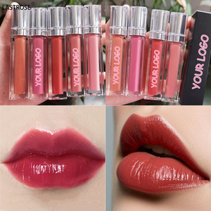 Oem Matte Không Thấm Nước Son Môi Kem Mỹ Phẩm Trang Điểm Hữu Cơ Khỏa Thân Vegan Son Bóng Nhà Cung Cấp Rõ Ràng Long Lanh Nhãn Hiệu Riêng Màu Đỏ Son Bóng - Product Image 2