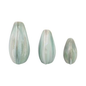 Set di tre sculture di uccelli in ceramica, statue decorative per la casa, l'ufficio, il soggiorno e come complemento per il tavolino da caffè. - Product Image 3