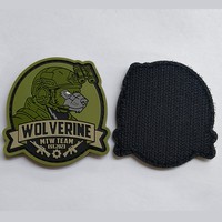 Écussons personnalisés 3D en PVC avec fixation auto-agrippante, patchs tactiques, badges de moral pour casquettes, sacs, gilets