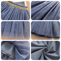 Jupes tutu d'été pour filles, jupes mini en tulle moelleux pour enfants de 2 à 10 ans, jupes à paillettes pour petites filles