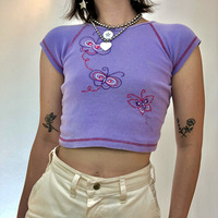 Camiseta Corta de Algodón 100% de Alta Calidad para Mujer, Tallas Grandes, con Logo Personalizado al por Mayor, Ajustada, con Estampado en Relieve