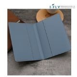 Airline Crews Portefeuille et porte-cartes en cuir PU pour documents de voyage 13.8x10.4cm sans fermeture Design de mode