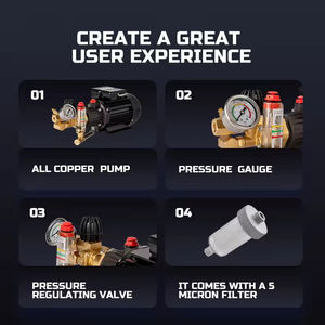 Sistema de Enfriamiento por Nebulización de Agua de Acero Inoxidable de 0.3L/min, Máquina de Niebla Mini de Baja Nebulización, Pulverizadores de Alta Presión de 60 Bares, 12 Horas - Product Image 3