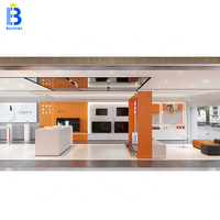 Aménagement intérieur Décoration personnalisée Vitrine pour magasin de téléphones portables Design pour magasin de téléphones