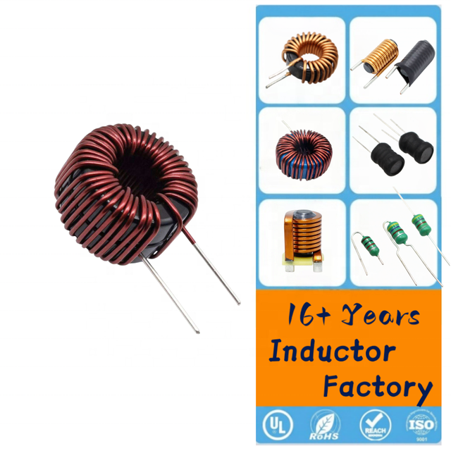 Manufacturer T80125 Toroid Core Power Inductor 10uH 15uH 22uH Differential Mode Toroidal Choke Coil 15A 20A 25A Ring Inductor