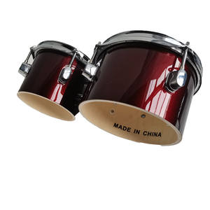 Bongo-tambor de mano africano de 6 + 8 pulgadas, tambor de mano de arce Bongo para niños - Product Image 6