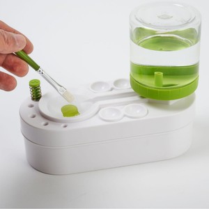 Nettoyeur de pinceaux en gros pour aquarelle et huile, avec gobelet de rinçage et distributeur d'eau à égouttement - Product Image 1