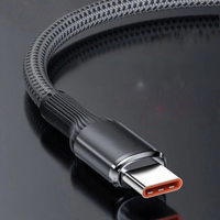 Câble USB Type C tressé en gros, 100W PD, charge super rapide, câble de données, compatibilité universelle, personnalisable pour téléphone et ordinateur portable