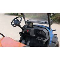 Voiturette de golf électrique tout-terrain 4 places, durable, à quatre roues, pour la plage, la ferme, les stations balnéaires et les voyages