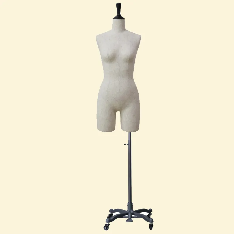 Parte superiore del corpo femminile vestito forma e mannequin drappeggi forma per uniforme in vendita