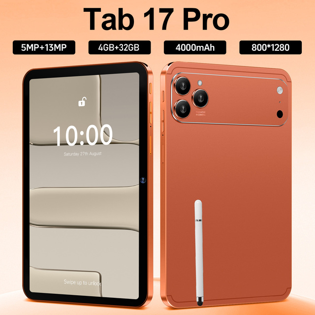 YPORANGE Tab 17 Pro 10.1" Incell HD Screen Octa Core MTK6755 4G/5G Dual SIM 4GB 32GB Metal Cover New Wi-Fi Android 10