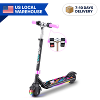 Haut-parleur Bluetooth 170W, scooter pliable léger pour enfants de 5,5 pouces, moto électrique pour enfants pour l'école