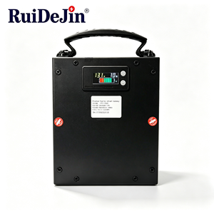 Batería de Litio Portátil de 12V, Diseño Compacto de Plástico, Pantalla de Energía, Batería Compacta para Interiores y Exteriores, Mini Robot de Seguridad UGV - Product Image 1