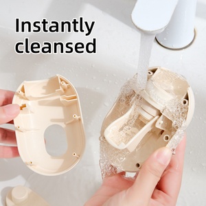 Custom Logo/Color Bathroom Accessories Wall Mount Automatic <b>Toothpaste</b> <b>Squeezer</b> Dispenser Holder Set for Adults - Product Image 6