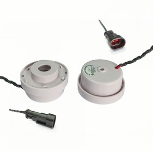 Zumbador Piezoeléctrico Activo de 45*26mm, DC12V, 105dB, Alarma de Seguridad, Carcasa de ABS, Certificación ISO9001, Cables, 4526, 2900Hz - Product Image 1