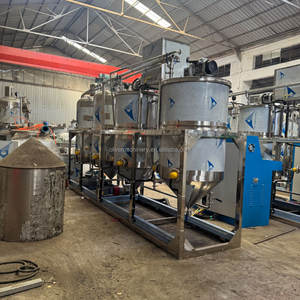 Kommerzielle Speiseöl raffinerie maschine aus rostfreiem Stahl 250kg pro Charge Speiseöl raffinerie ausrüstung in Kenia - Product Image 4