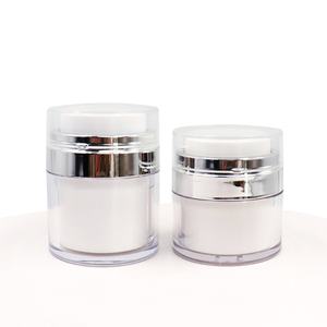 Flacon pompe airless en acrylique pour crème cosmétique 30G 50G - Product Image 1