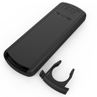 Télécommande IR matricielle en silicone à 24 touches, code fixe, 195,5 mm, ABS, pour TV/audio/purificateur d'air/rideau de piscine