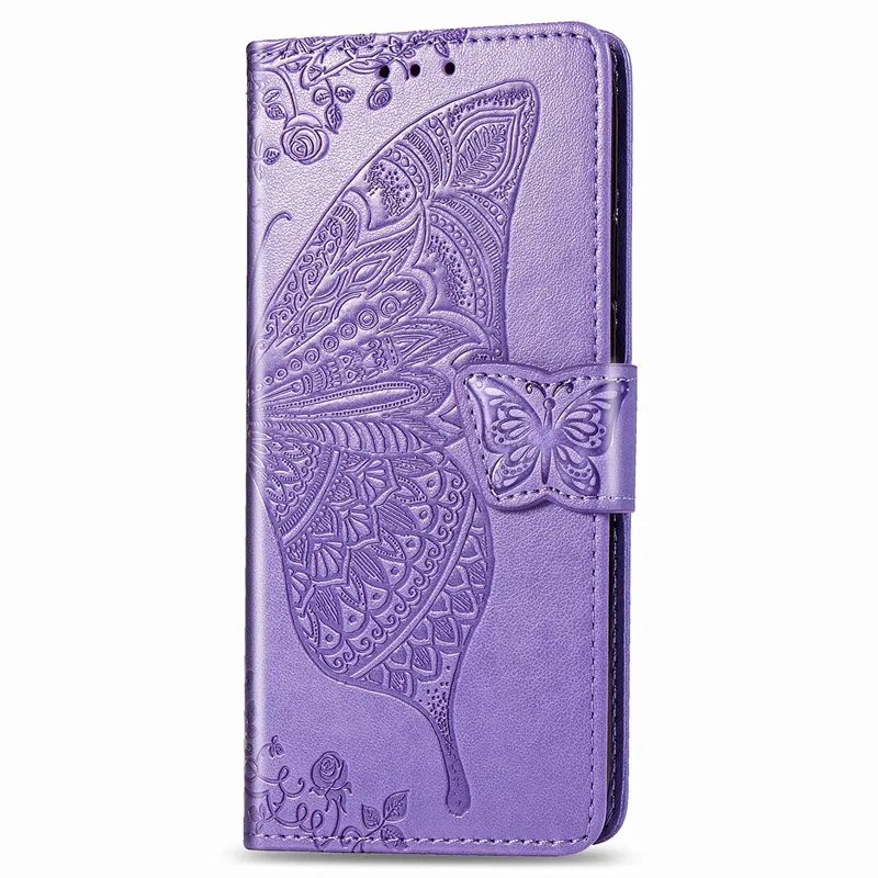 Fancy Vlinder Portemonnee Pu Case Creditcard Cover Voor Sony Xperia 10 V, Voor Ulefone Note 14 Book Flip Lederen Case