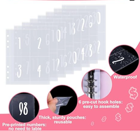 Livre de défi pour économiser de l'argent Journal 100 enveloppes A5 A6 classeur Agenda 100 jours boîte budget