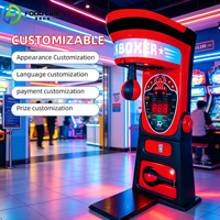 Équipement de divertissement stable pour les salles de jeux de centres commerciaux et les sites d'activités de loisirs, machine de boxe