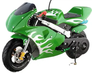 HAYA 49cc 2 temps, refroidissement par air, mini moto de poche, <span class=keywords><strong>vitesse</strong></span> maximale de 40 à 60 km/h - Product Image 1