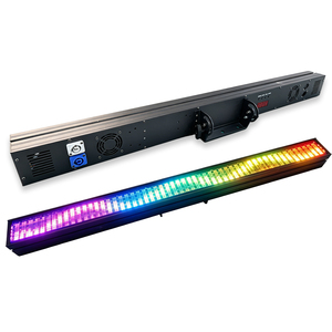 Barre LED matricielle à <span class=keywords><strong>54</strong></span> segments, lumière stroboscopique RGBWA DMX512 RDM, gradation 32 bits, CE, aluminium, pour théâtre, église, auditorium, scène, OEM personnalisé - Product Image 1
