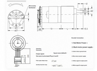Moteur à aimant permanent AIsmartlink JGB37-545 DC avec réducteur, 6V/12V/24V, haute puissance, couple élevé, promotion authentique