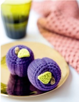 Handgebreide Mini Gehaakte Fruit En Groente Sleutelhangers Superzachte Pluche Pp Katoen Gevulde Handgemaakte Amigurumi Sleutelhangers