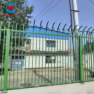 High Security Outdoor Decorative Wrought Iron Fence Low Price Water-Proof Welded Mesh for Villas and Gates