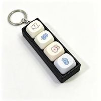 Custom Keycap Keychain PBT Colorful Wholesale Stress Switches Custom Switch Keyboard Fidget Keychain