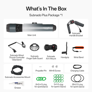 <span class=keywords><strong>Scooter</strong></span> <span class=keywords><strong>sous</strong></span>-<span class=keywords><strong>marin</strong></span> Waydoo Subnado Plus 800W, vitesse maximale 2,4 m/s+, en alliage d'aluminium, corps compact, autonomie de 56 minutes - Product Image 6