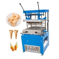 Machine à glace électrique industrielle, pour faire des cônes, des gaufres, appareil pour faire des glaces et des biscuits