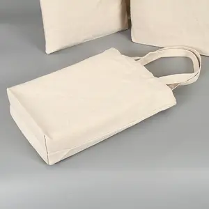 친환경 자연 인쇄 패션 사용자 정의 로고 풀 컬러 무거운 무게 두꺼운 쇼핑 가방 지퍼 캔버스 코튼 토트 백